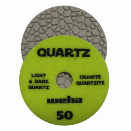GRANITE:4" QUARTZ 50 GRIT